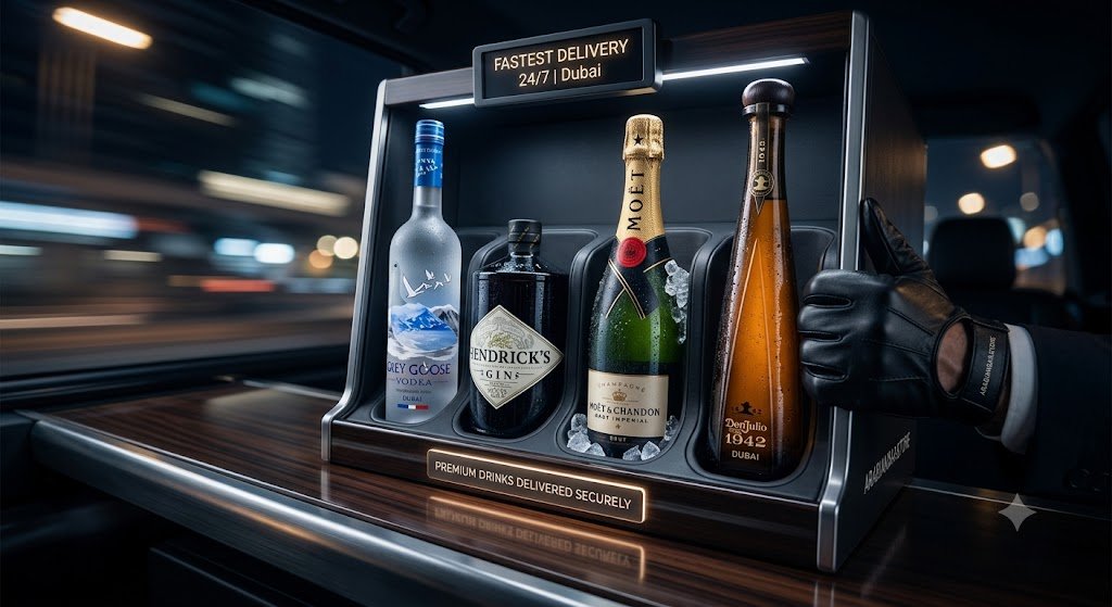 Fastest Alcohol Delivery in Dubai: Premium Drinks to Your Door, 24/7